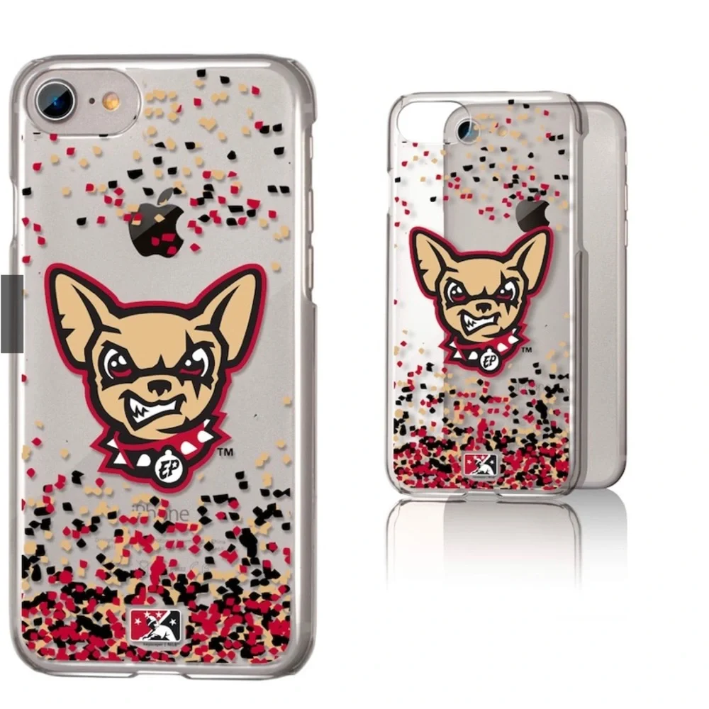 MiLB El Paso Chihuahuas Confetti Design iPhone 11 Clear Case NEW Collectable